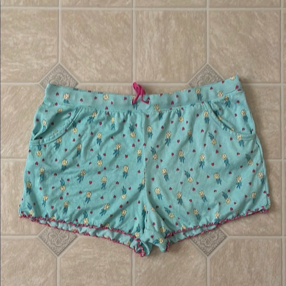 Secret Treasures Pineapple Pajama Shorts